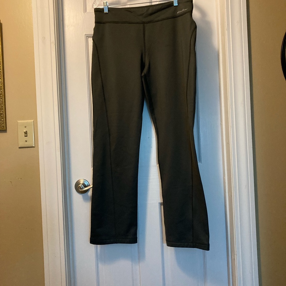 Eddie Bauer fleece lined yoga pants size L